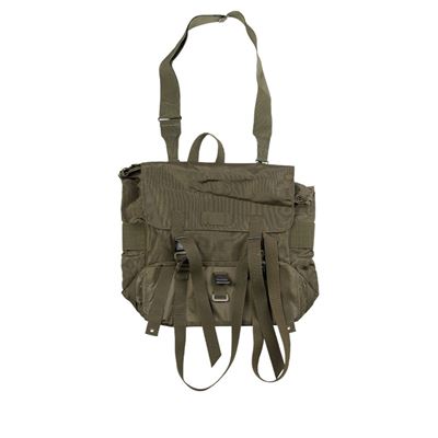 Piccola borsa da campo AUSTRIACA con tracolla in nylon VERDE orig.