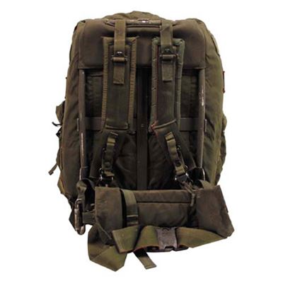 Zaino US ALICE L grande con telaio VERDE originale usato Esercito americano 91400800 2