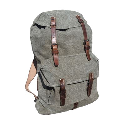 Zaino SVIZZERO con cinghie in pelle usato