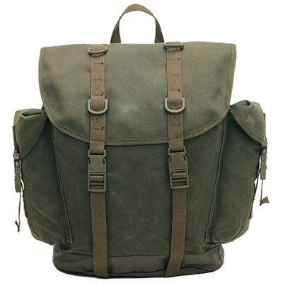 Zaino BW da montagna VERDE originale fondo gommato usato