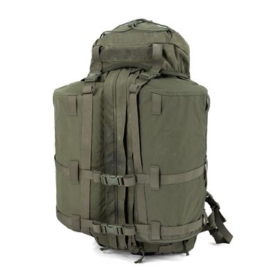 Zaino BW SNIGEL DAYPACK EINSATZSYSTEM con tasche laterali VERDE usato
