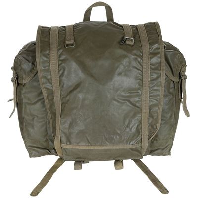 Zaino francese F-1 piccolo con tasche VERDE usato Esercito francese 91406200-K 3