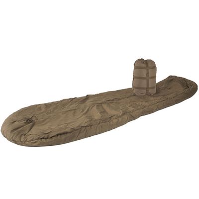 Sacco a pelo BW Allgemein II invernale con fodera originale VERDE usato