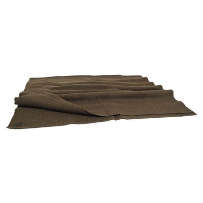 Coperta ČSLA/AČR in lana MARRONE usata