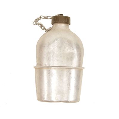 Bottiglia da campo francese con involucro in alluminio usata Esercito francese 91451500 4