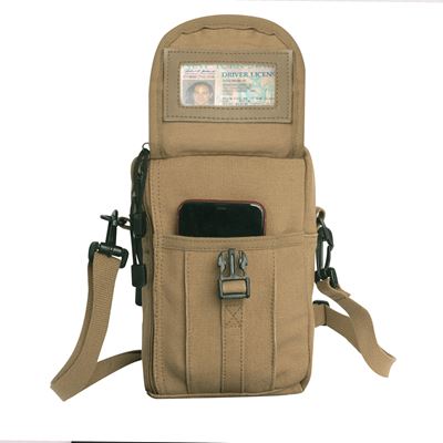 Borsa a tracolla per documenti COYOTE BROWN ROTHCO 91460 2