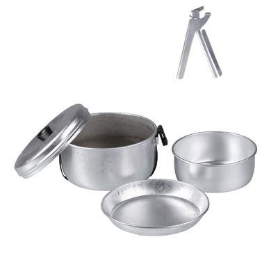 Set di stoviglie da tavola 5 pezzi ALU KSK Trangia usato