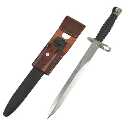 Baionetta svizzera M57 con cinturino in pelle usato