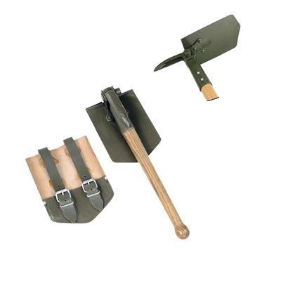 Pala BW tipo ribaltabile con piccone e custodia in pelle MIL-TEC® 91552300 2