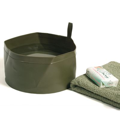 Lavandino pieghevole olandese in plastica VERDE nuovo