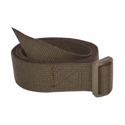 Cinturino di fissaggio BW 50 cm fibbia passante in plastica VERDE usato Bundeswehr 915993PP 2