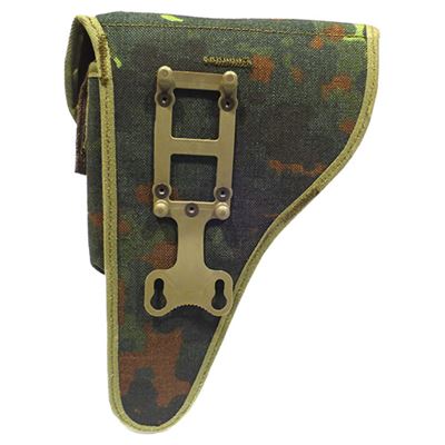 Fondina per pistola BW P1 (P38) FLECKTARN usata Bundeswehr 91610121 2