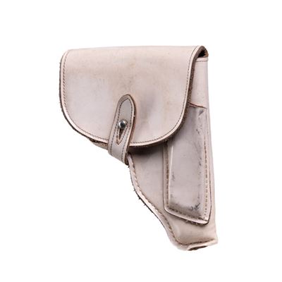 Fondina per pistola NVA MAKAROV in pelle BIANCA usata Esercito NVA/DDR 91618107 2