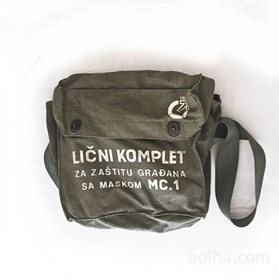 Maschera antigas CROATA con mantello Esercito croato 91650180 3