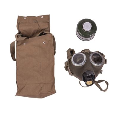 Maschera antigas ungherese M75 con filtro e custodia Esercito ungherese 91651500 2