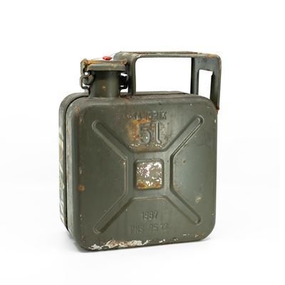 Tanica AČR 5 l in metallo usata