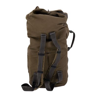 Borsa da viaggio ungherese MEGA grande con cinghie per la schiena MARRONE orig. usata