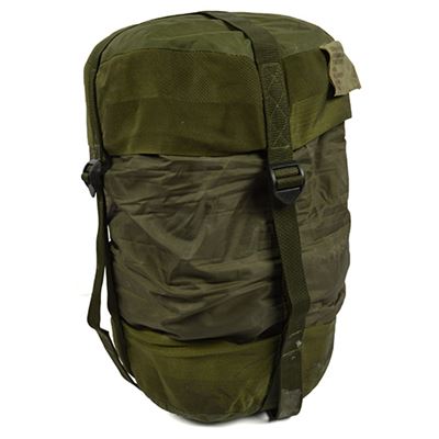 Sacco a pelo compressibile BRITISH grande VERDE usato