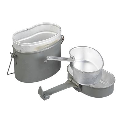 Stoviglie da campo /rene/ NVA ALU GRIGIO Esercito NVA/DDR 91463500 2