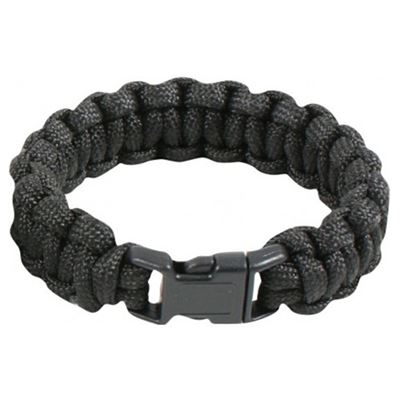 Bracciale SURVIVAL PARACORD NERO
