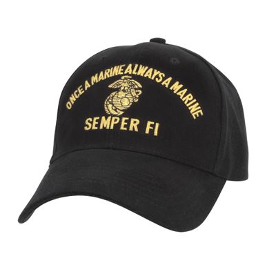 Cappellino MARINE SEMPER FI baseball NERO