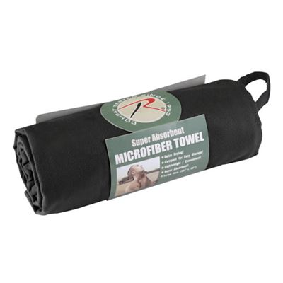 Asciugamano MICROFIBRA NERO
