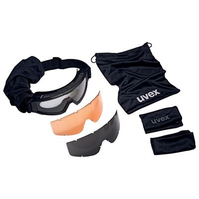 Occhiali tattici APACHE GOGGLE SET NERI