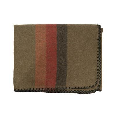Coperta BW a righe DE VERDE usata Bundeswehr 932243 2