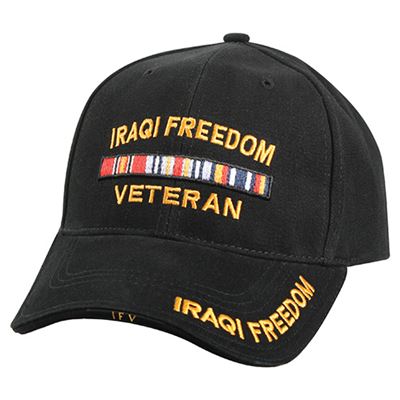 Cappellino DELUXE IRAQI FREEDOM baseball NERO