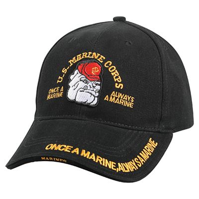 Cappellino DELUXE MARINE BULLDOG baseball NERO