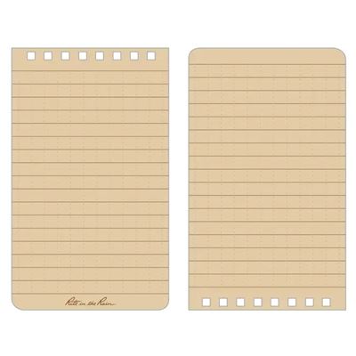 Blocco impermeabile TOP-SPIRAL 3x5" taccuino piccolo GRASS RITE IN THE RAIN RR-RG935T 3
