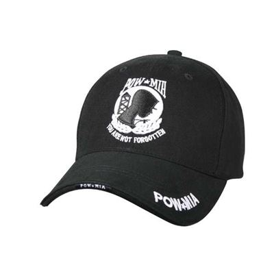 Cappellino DELUXE POW/MIA baseball NERO