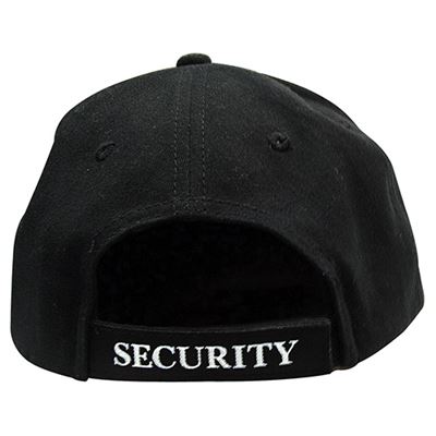 Cappellino DELUXE SECURITY "scritta bianca" baseball NERO ROTHCO 9382 2