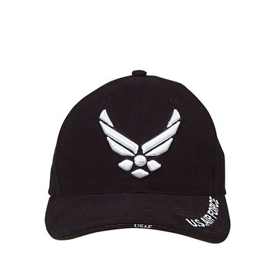 Cappellino DELUXE NEW WING AIR FORCE baseball NERO ROTHCO 9384 2