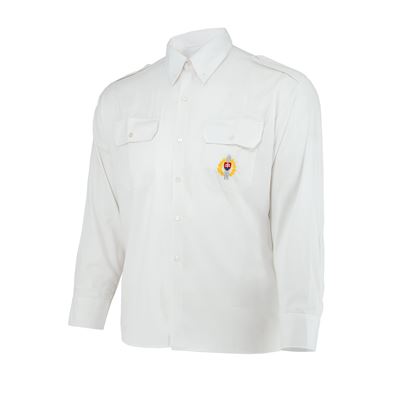 Camicia SK a maniche lunghe slovacca BIANCA
