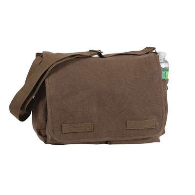 Borsa a tracolla VINTAGE 38 x 28 x 15 cm MARRONE