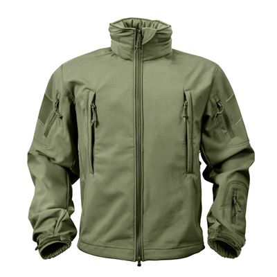 Giacca TACTICAL con cappuccio softshell VERDE ROTHCO 9745 2