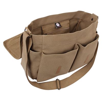 Borsa a tracolla VINTAGE 38 x 28 x 15 cm COYOTE ROTHCO 9751 2