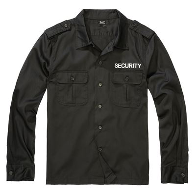Camicia US SECURITY manica lunga NERA