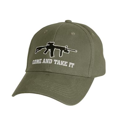Cappellino da baseball "COME AND TAKE IT" VERDE