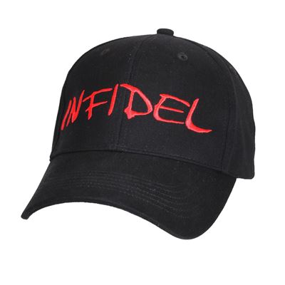 Cappellino da baseball INFIDEL NERO