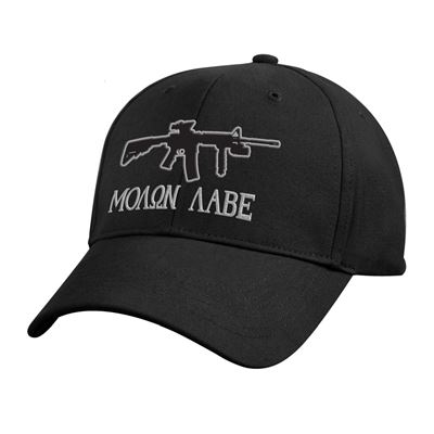 Cappellino DELUXE baseball MOLON LABE NERO