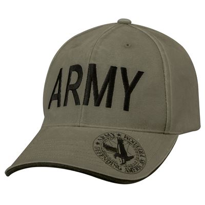 Cappellino da baseball VINTAGE DELUXE ARMY VERDE