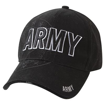 Cappellino da baseball DELUXE ARMY EAGLE NERO