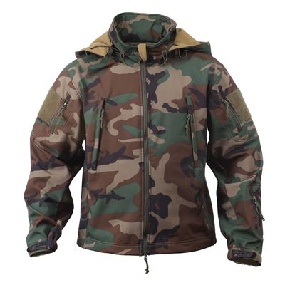 Giacca TACTICAL con cappuccio softshell WOODLAND ROTHCO 9906 2