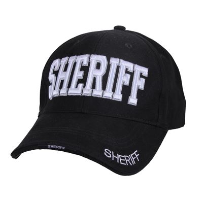 Cappellino DELUXE SHERIFF baseball NERO