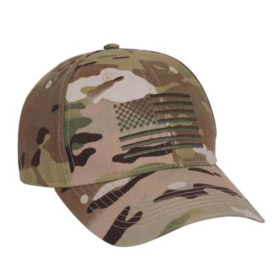 Cappellino da baseball con bandiera americana MULTICAM®