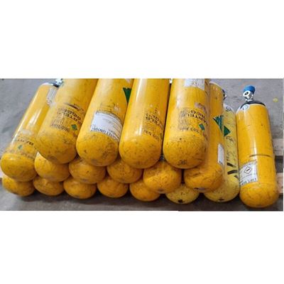 Bombola in acciaio a pressione da 6 l/300 bar con rubinetto blu usata ostatní AR-6300-G 2