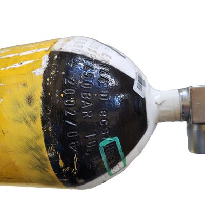 Bombola in acciaio a pressione da 6 l/300 bar con rubinetto blu usata ostatní AR-6300-G 5