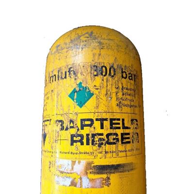Bombola in acciaio a pressione da 6 l/300 bar con rubinetto blu usata ostatní AR-6300-G 3
